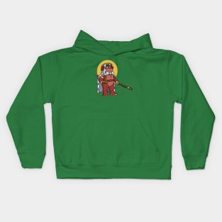 Fuzzy Warrior Kids Hoodie